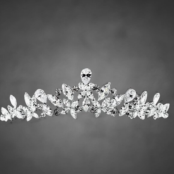 Rhinestone Tiaras Lot 6 Piece lot - Picture 6 of 12